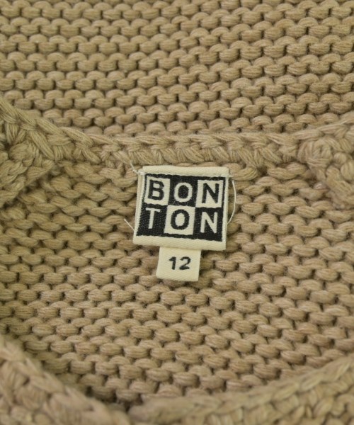 BONTON（ボントン）ニット 茶 サイズ:12(80cm位) キッズ/2200678451076