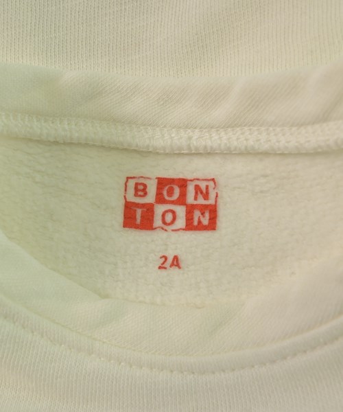 BONTON（ボントン）スウェット 白 サイズ:90(24M) キッズ/2200637553117