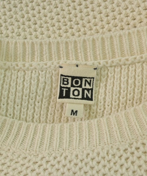 BONTON（ボントン）ニット 白 サイズ:M(120cm位) キッズ/2200649781058