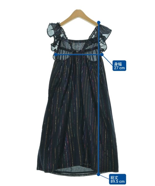 BONTON（ボントン）ワンピース（その他） 紺 サイズ:140(11T-12T) キッズ/2200701236748