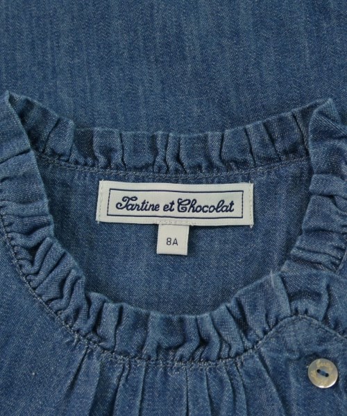 Tartine et chocolat（タルティーヌ　エ　ショコラ）シャツ 青 サイズ:120(7T-8T) キッズ/2200641700415