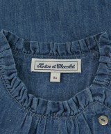Tartine et chocolat（タルティーヌ　エ　ショコラ）シャツ 青 サイズ:120(7T-8T) キッズ/2200641700415
