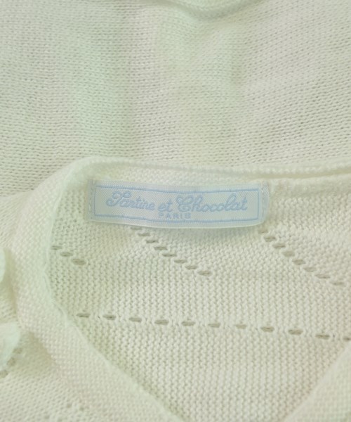 Tartine et chocolat（タルティーヌ　エ　ショコラ）ニット 白 サイズ:S(100cm位) キッズ/2200672627095