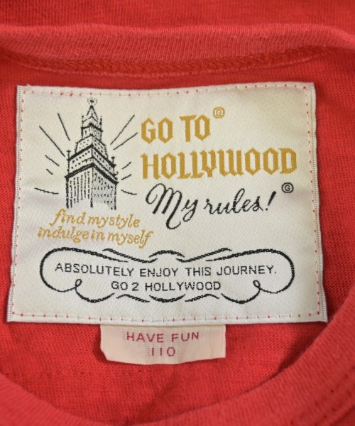 GO TO HOLLYWOOD（ゴートゥーハリウッド）ワンピース（その他） 赤 サイズ:110(5T-6T) キッズ/2200698803084