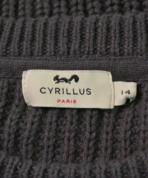 CYRILLUS（シリリュス）ニット グレー サイズ:150(13T-14T) キッズ/2200613915137