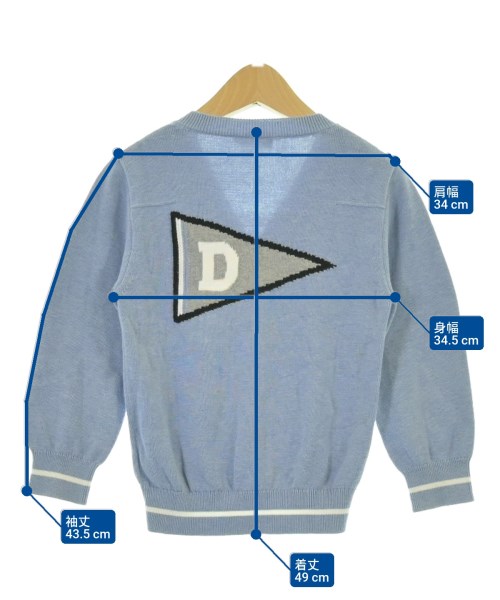 Christian Dior（クリスチャンディオール）ニット 青 サイズ:110(5T-6T) キッズ/2200672397097