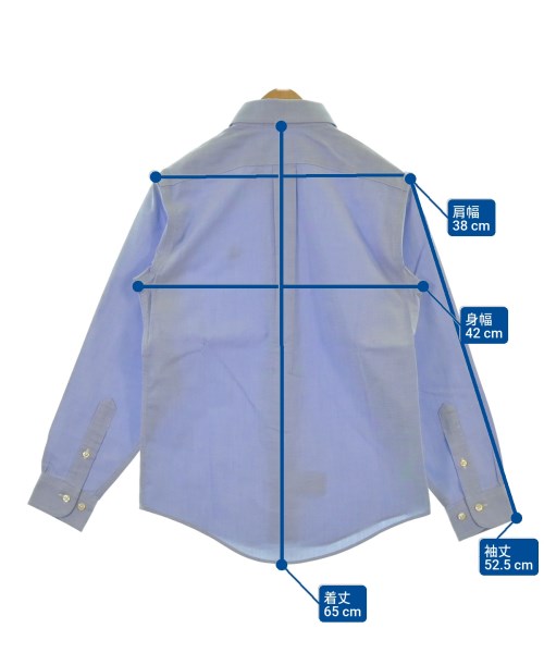 Brooks Brothers（ブルックスブラザーズ）シャツ 青 サイズ:130(9T-10T) キッズ/2200635068460