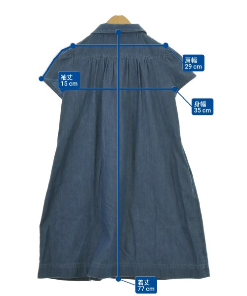 組曲（クミキョク）ワンピース（その他） 青 サイズ:130(9T-10T) キッズ/2200663203031