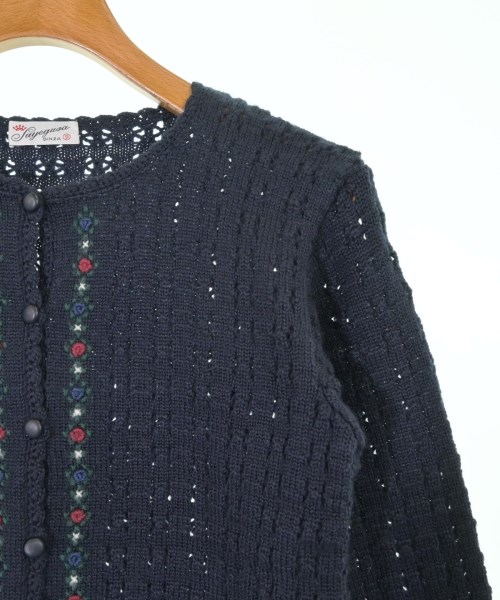 sayegusa（サエグサ）ニット 紺 サイズ:9(130cm位) キッズ/2200613549585