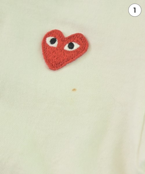 PLAY COMME des GARCONS（プレイコムデギャルソン）Tシャツ・カットソー 白 サイズ:110(5T-6T) キッズ/2200695487072