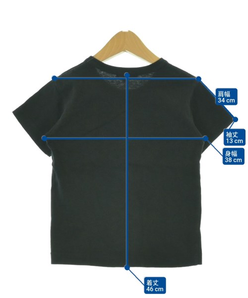 PLAY COMME des GARCONS（プレイコムデギャルソン）Tシャツ・カットソー 黒 サイズ:6(110cm位) キッズ/2200682804127