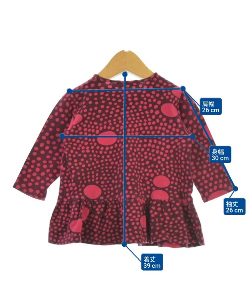 marimekko（マリメッコ）Tシャツ・カットソー 赤 サイズ:-(60cm位) キッズ/2200640366148