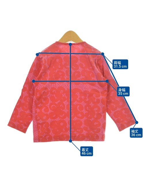 marimekko（マリメッコ）Tシャツ・カットソー 赤 サイズ:110(5T-6T) キッズ/2200640366162