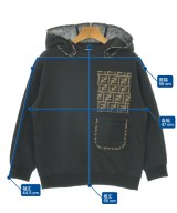 FENDI（フェンディ）パーカー 黒 サイズ:130(9T-10T) キッズ/2200715210345
