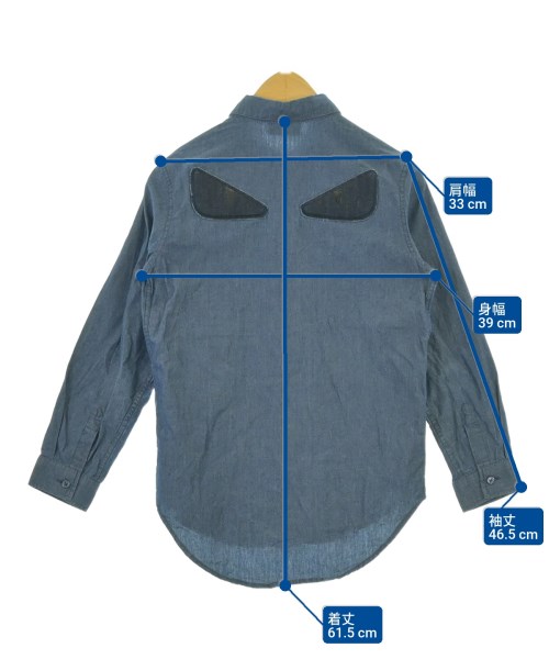 FENDI（フェンディ）シャツ 青 サイズ:110(5T-6T) キッズ/2200682804073