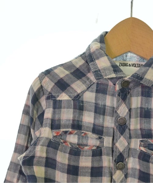 ZADIG & VOLTAIRE（ザディグエヴォルテール）シャツ 青 サイズ:-(90cm位) キッズ/2200518738060