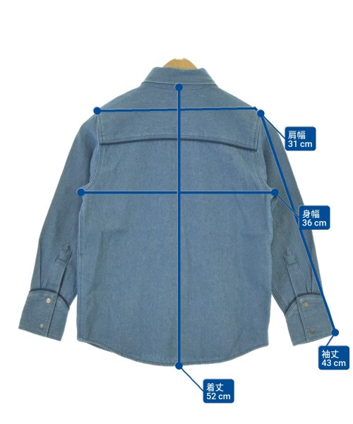 STELLA McCARTNEY KIDS（ステラマッカートニーキッズ）シャツ 青 サイズ:110(5T-6T) キッズ/2200656082124