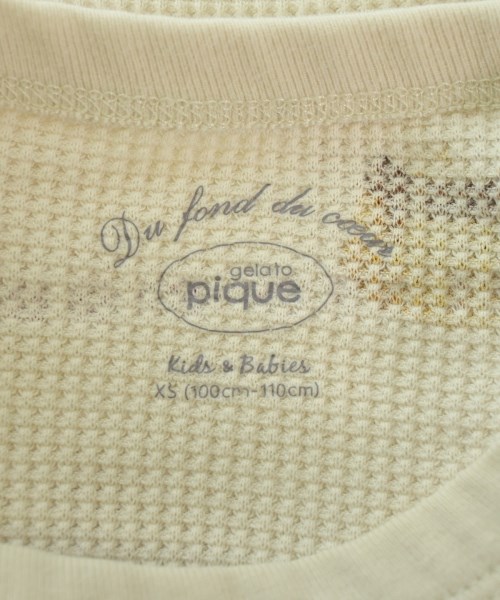 gelato pique（ジェラートピケ）Tシャツ・カットソー 白 サイズ:100(3T-4T) キッズ/2200613126502