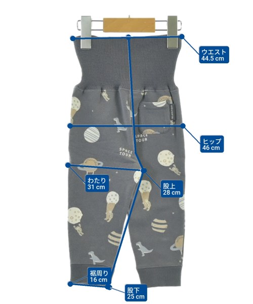 gelato pique（ジェラートピケ）その他 グレー サイズ:70(6M) キッズ/2200651760072