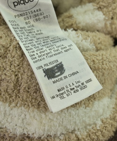 gelato pique（ジェラートピケ）ワンピース（その他） ベージュ サイズ:80(12M) キッズ/2200667229150