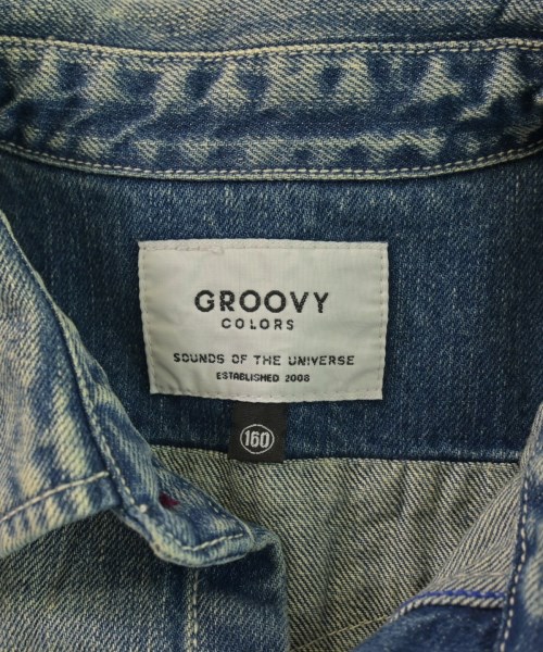 GROOVY COLORS（グルーヴィーカラーズ）シャツ 紺 サイズ:160(15T-16T) キッズ/2200603521133