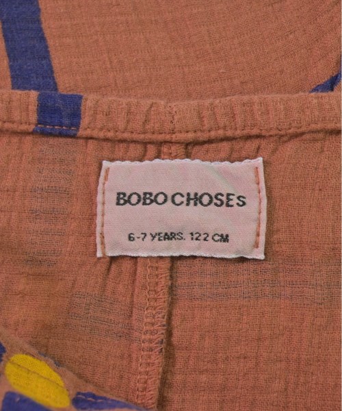 BOBO CHOSES（ボボ　ショーズ）ワンピース（その他） 茶 サイズ:122 キッズ/2200480259167