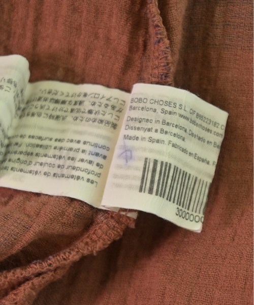 BOBO CHOSES（ボボ　ショーズ）ワンピース（その他） 茶 サイズ:122 キッズ/2200480259167