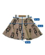 BOBO CHOSES（ボボ　ショーズ）スカート（その他） ベージュ サイズ:110(5T-6T) キッズ/2200503082055