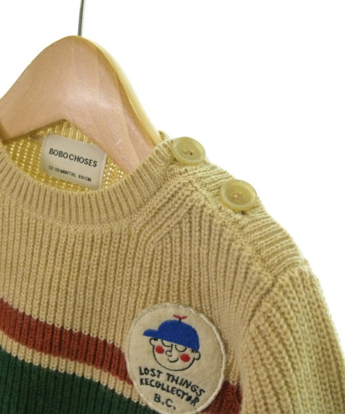 BOBO CHOSES（ボボ　ショーズ）ニット ベージュ サイズ:80(12M) キッズ/2200648726104