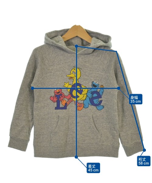 Lee（リー）パーカー グレー サイズ:120(7T-8T) キッズ/2200607951066