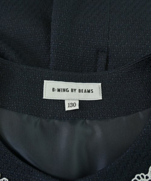 B MING LIFE STORE by BEAMS（ビーミングライフストアバイビームス）ワンピース（その他） 紺 サイズ:130(9T-10T) キッズ/2200632614028