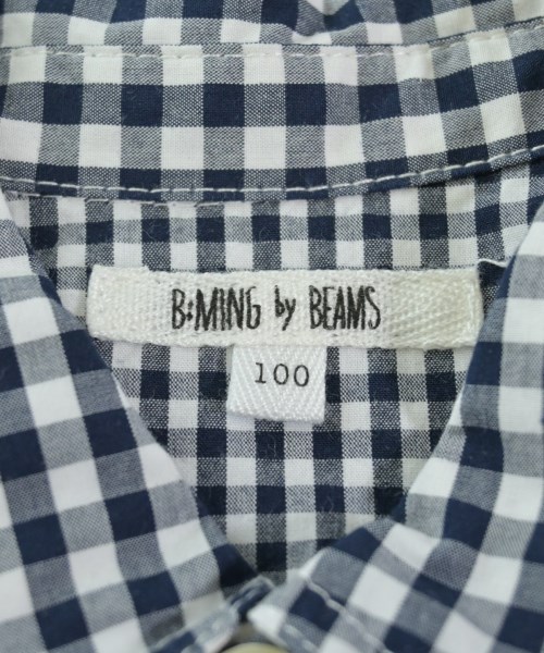 B MING LIFE STORE by BEAMS（ビーミングライフストアバイビームス）シャツ 紺 サイズ:100(3T-4T) キッズ/2200617723110