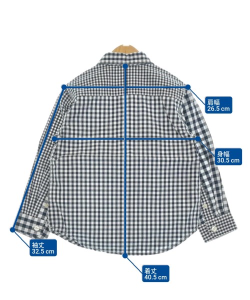 B MING LIFE STORE by BEAMS（ビーミングライフストアバイビームス）シャツ 紺 サイズ:100(3T-4T) キッズ/2200617723110