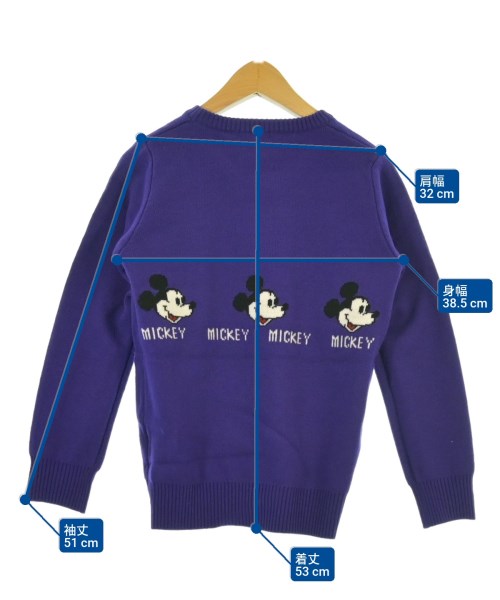 B MING LIFE STORE by BEAMS（ビーミングライフストアバイビームス）ニット 紫 サイズ:130(9T-10T) キッズ/2200658848117