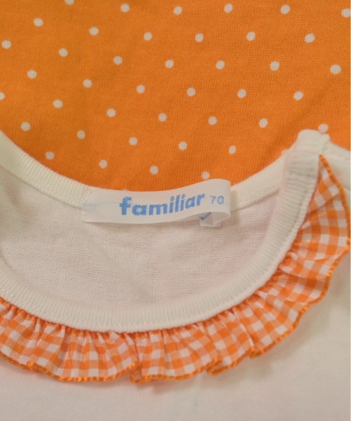 familiar（ファミリア）ワンピース（その他） オレンジ サイズ:70(6M) キッズ/2200513401020