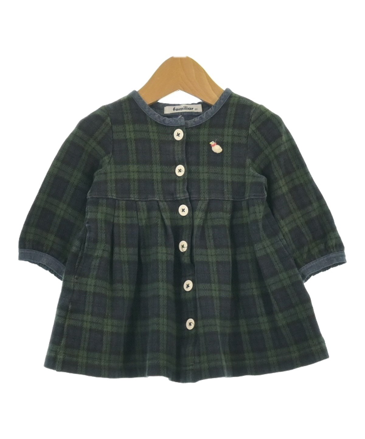 familiar（ファミリア）ワンピース（その他） 紺 サイズ:80(12M