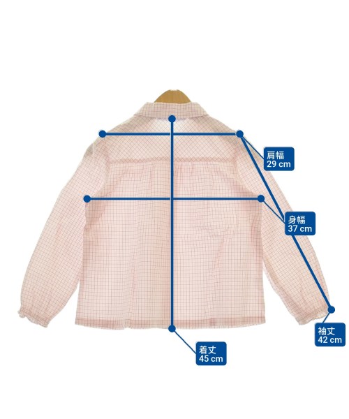 familiar（ファミリア）シャツ 白 サイズ:120(7T-8T) キッズ/2200635177032