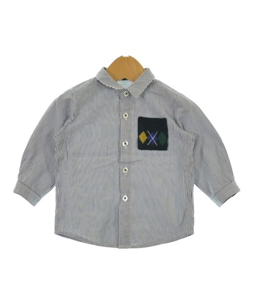 familiar(ファミリア)シャツ 青 サイズ:80(12M)/2200637590051