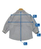 familiar（ファミリア）シャツ 青 サイズ:80(12M) キッズ/2200637590051