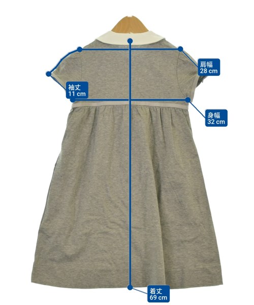 familiar（ファミリア）ワンピース（その他） グレー サイズ:120(7T-8T) キッズ/2200623475140