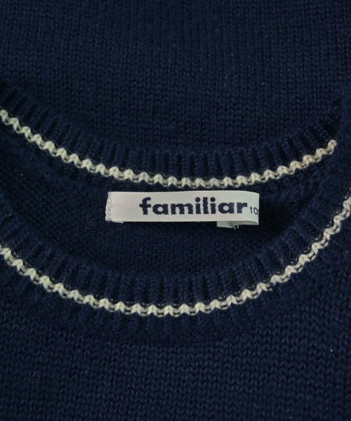 familiar（ファミリア）ニット 紺 サイズ:100(3T-4T) キッズ/2200634284052