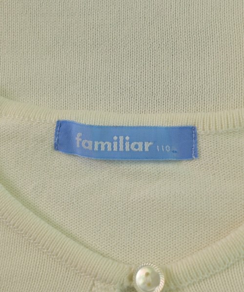 familiar（ファミリア）ニット 白 サイズ:110(5T-6T) キッズ/2200628882035