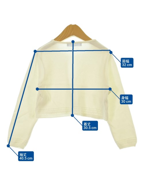 familiar（ファミリア）ニット 白 サイズ:110(5T-6T) キッズ/2200628882035