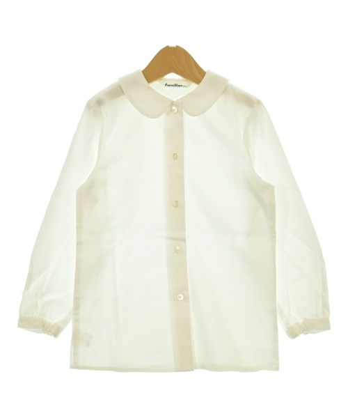 familiar(ファミリア)シャツ 白 サイズ:120(7T-8T)/2200628882059