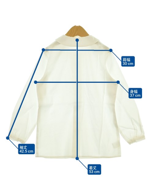 familiar（ファミリア）シャツ 白 サイズ:120(7T-8T) キッズ/2200628882059
