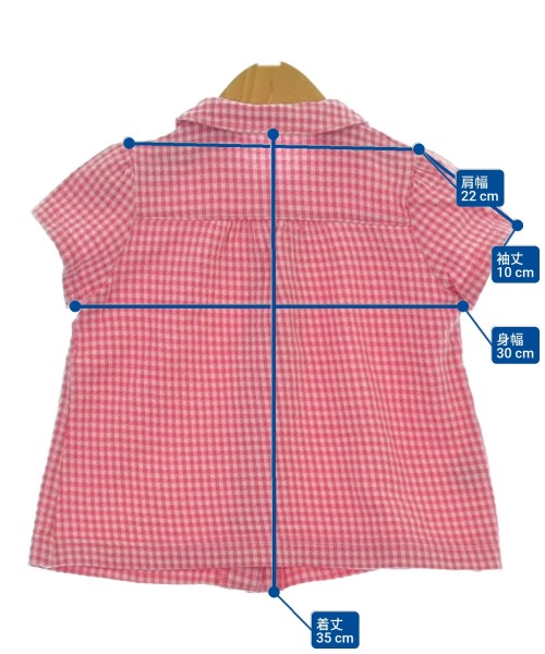 familiar（ファミリア）シャツ ピンク サイズ:80(12M) キッズ/2200623516300