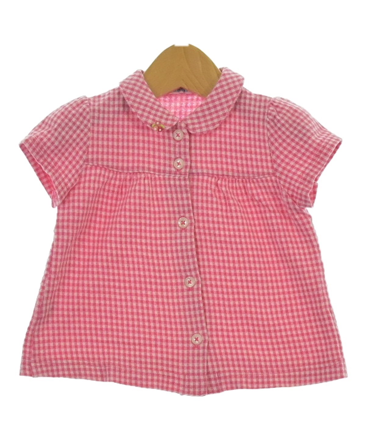 familiar（ファミリア）シャツ ピンク サイズ:80(12M) キッズ