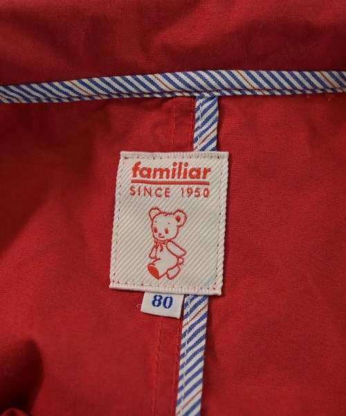 familiar（ファミリア）その他 赤 サイズ:80(12M) キッズ/2200623516393