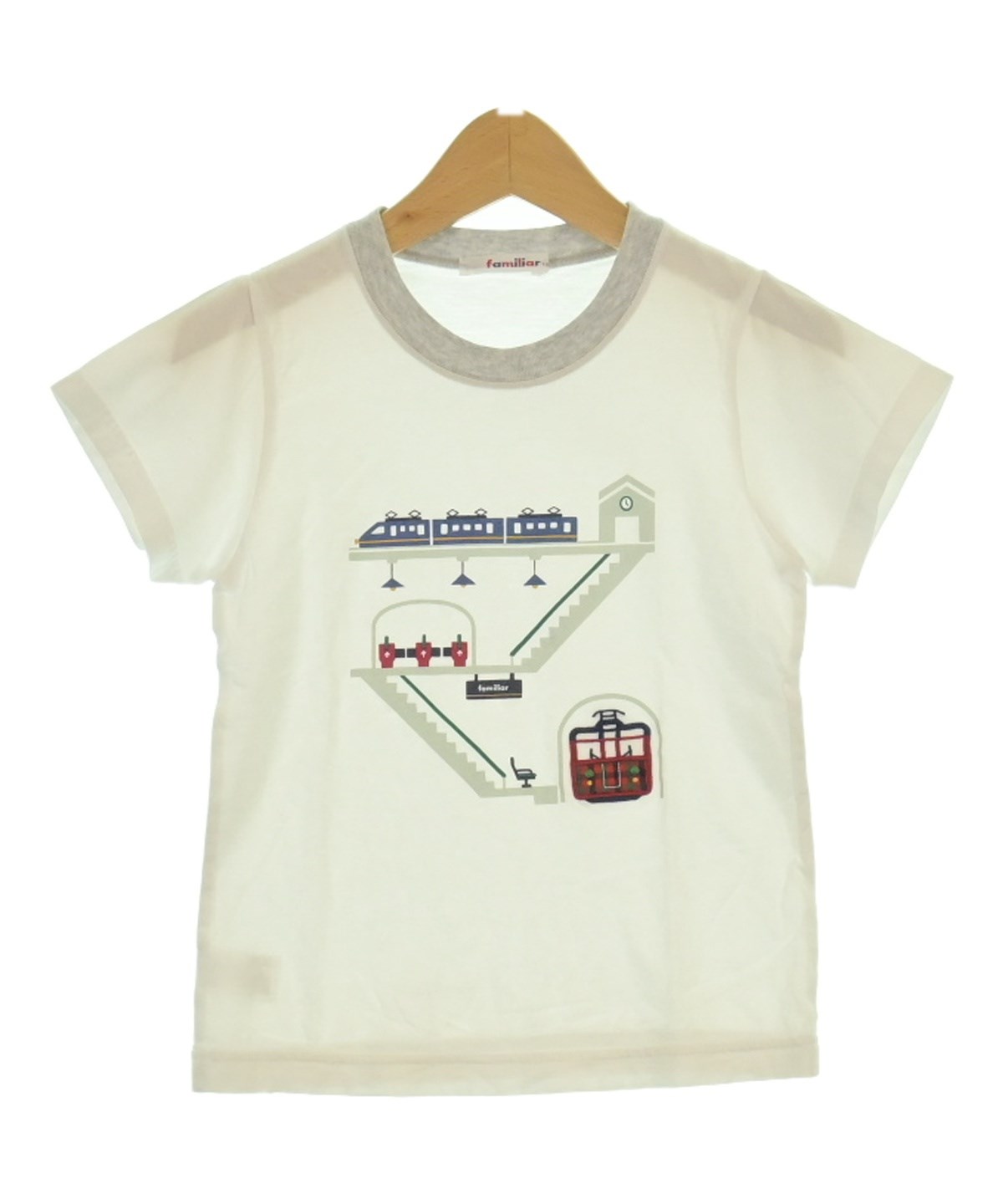 最新作売れ筋が満載 familiar（ファミリア）Tシャツ・カットソー 白 サイズ:120(7T トップス