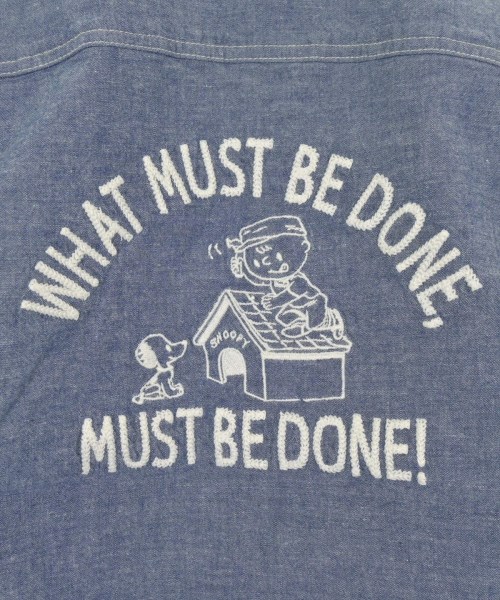 familiar（ファミリア）シャツ 青 サイズ:130(9T-10T) キッズ/2200614261066